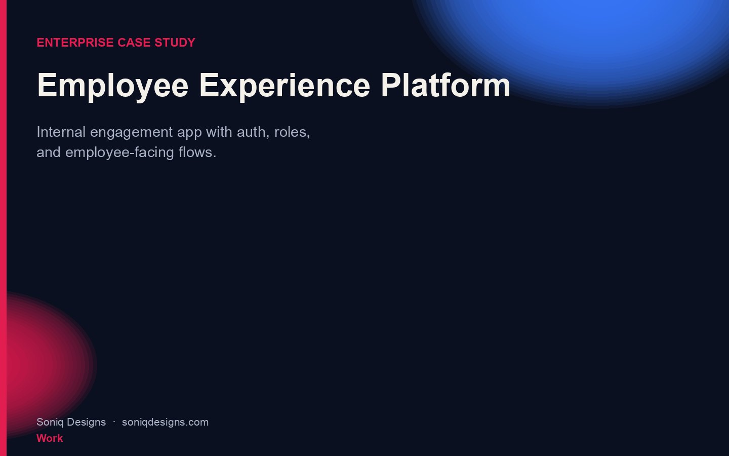 Employee Experience Platform
