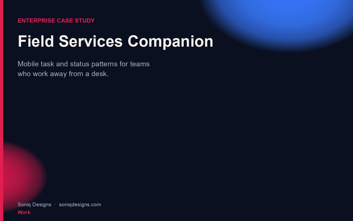 Field Services Companion